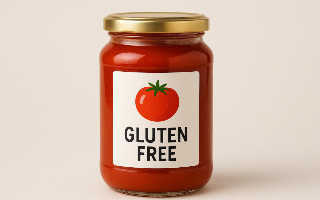 صلصة طماطم خالية من الغلوتين