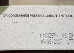 etichetta lotto di produzione
